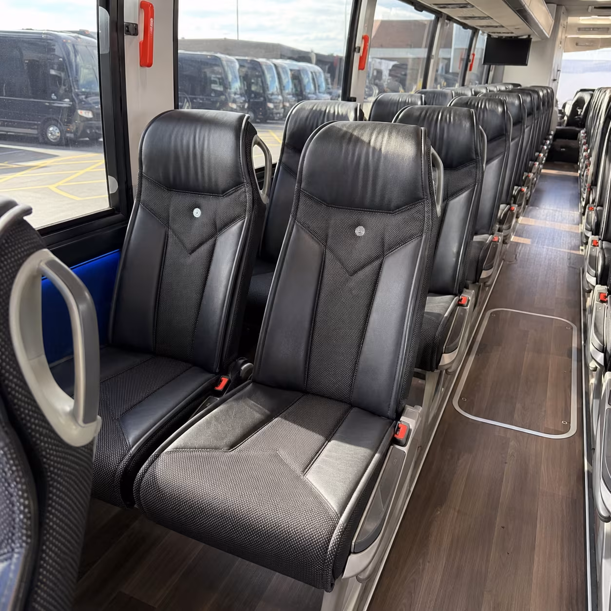 40-56 Passenger Charter Bus Inside
