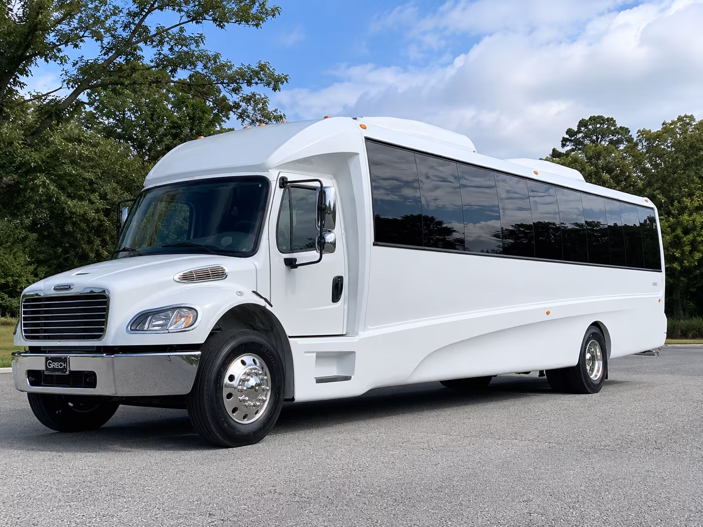 Montgomery Bachelor & Bachelorette Transportation party bus exterior