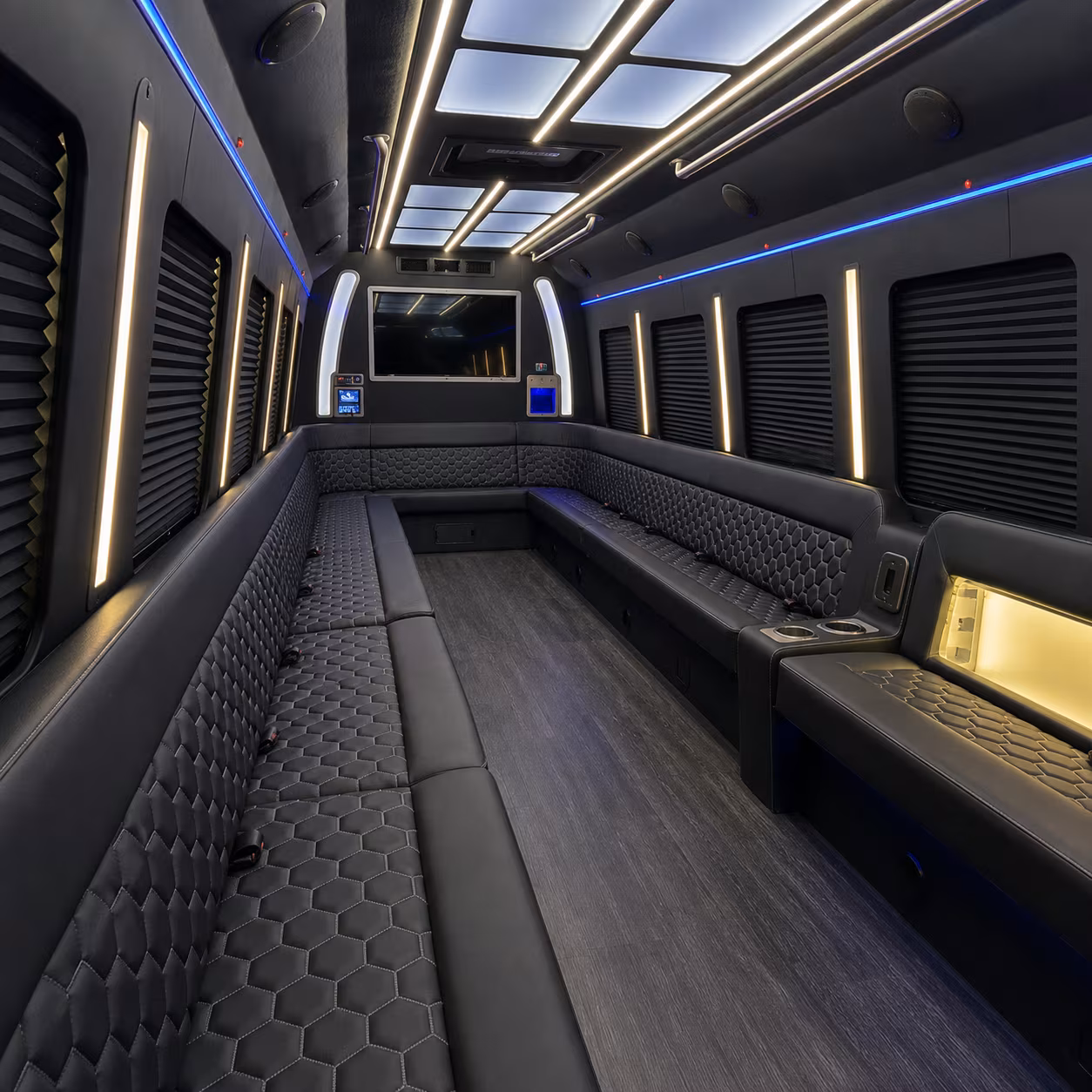 Montgomery Concert & Music Festival Transportation party bus exterior