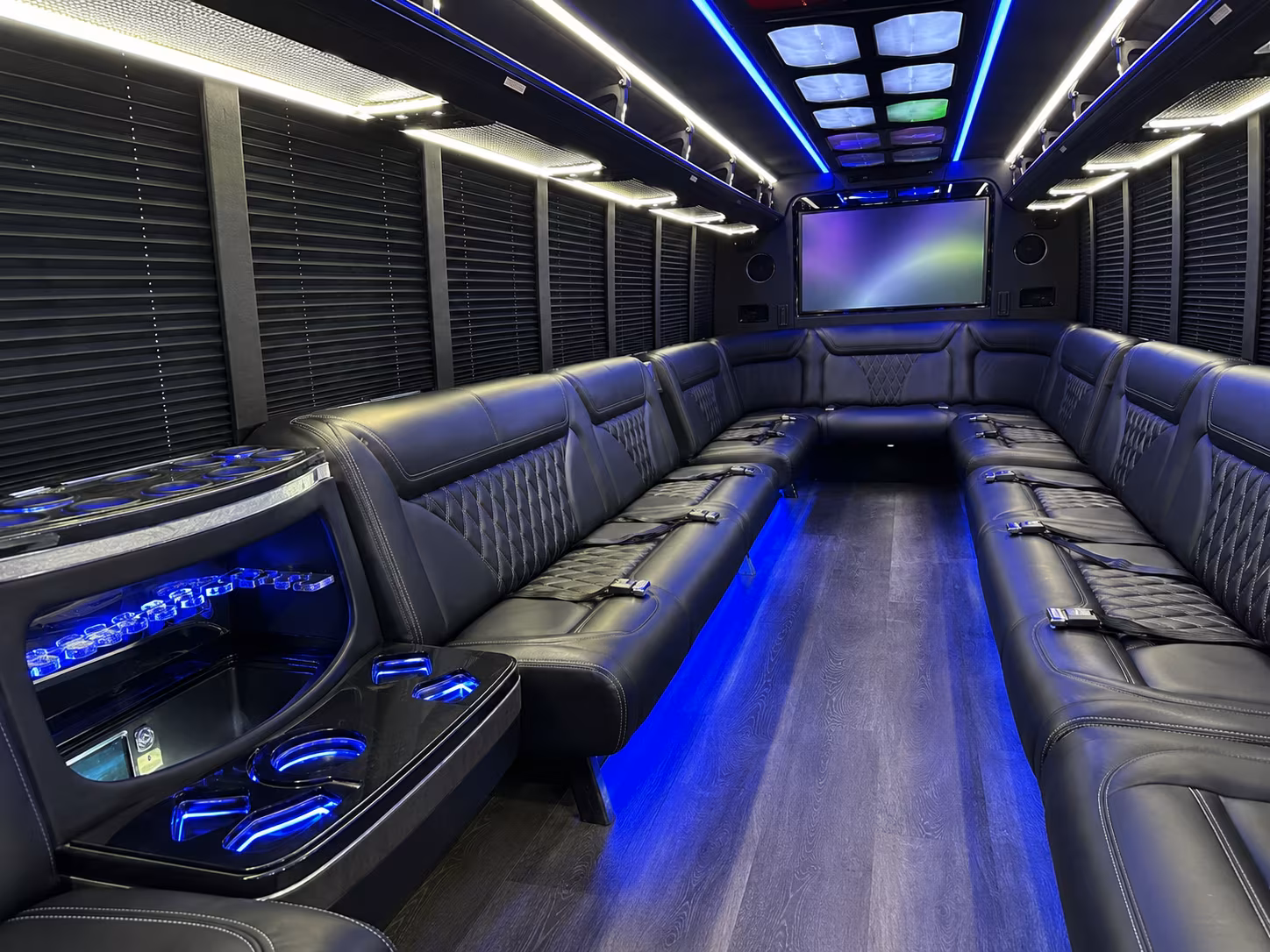 Montgomery Concert & Music Festival Transportation party bus exterior