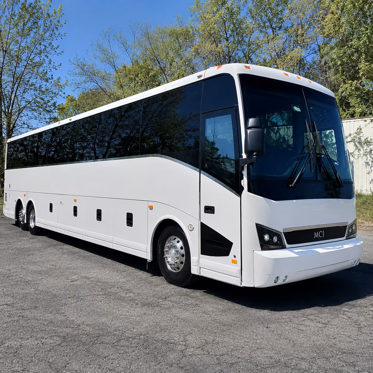 Montgomery Corporate Transportation party bus exterior