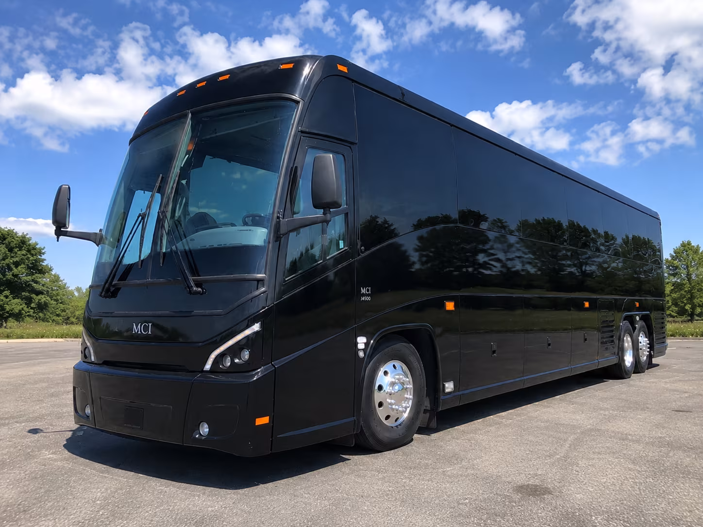 Montgomery Corporate Transportation party bus exterior