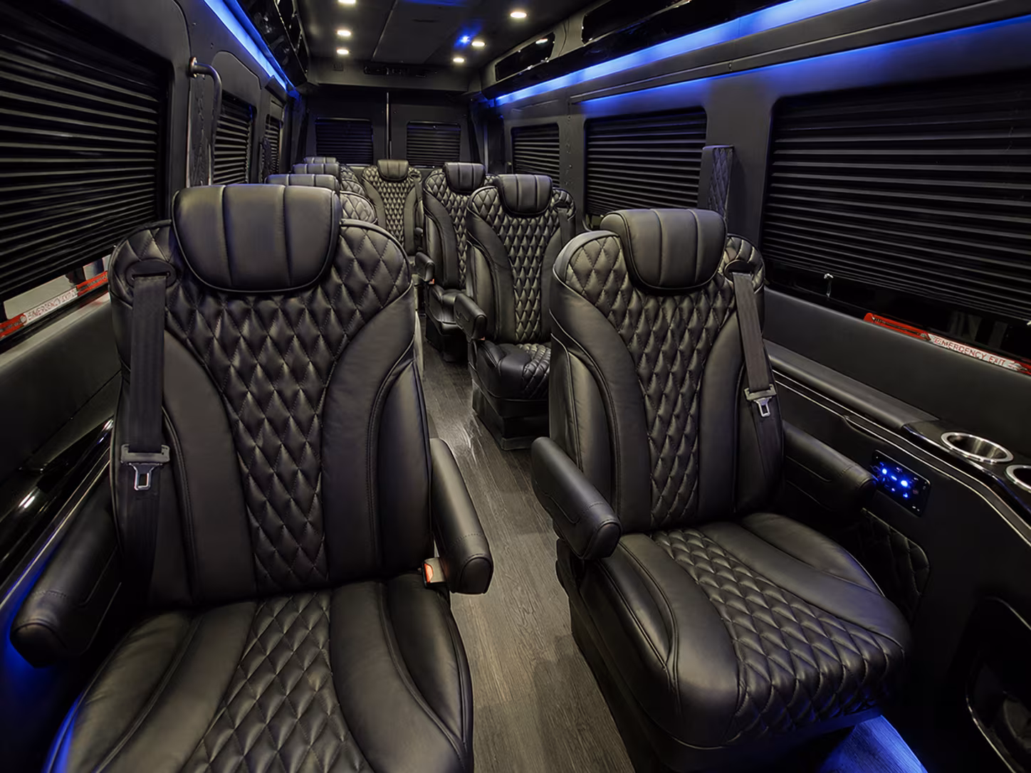 Montgomery Corporate Transportation party bus exterior