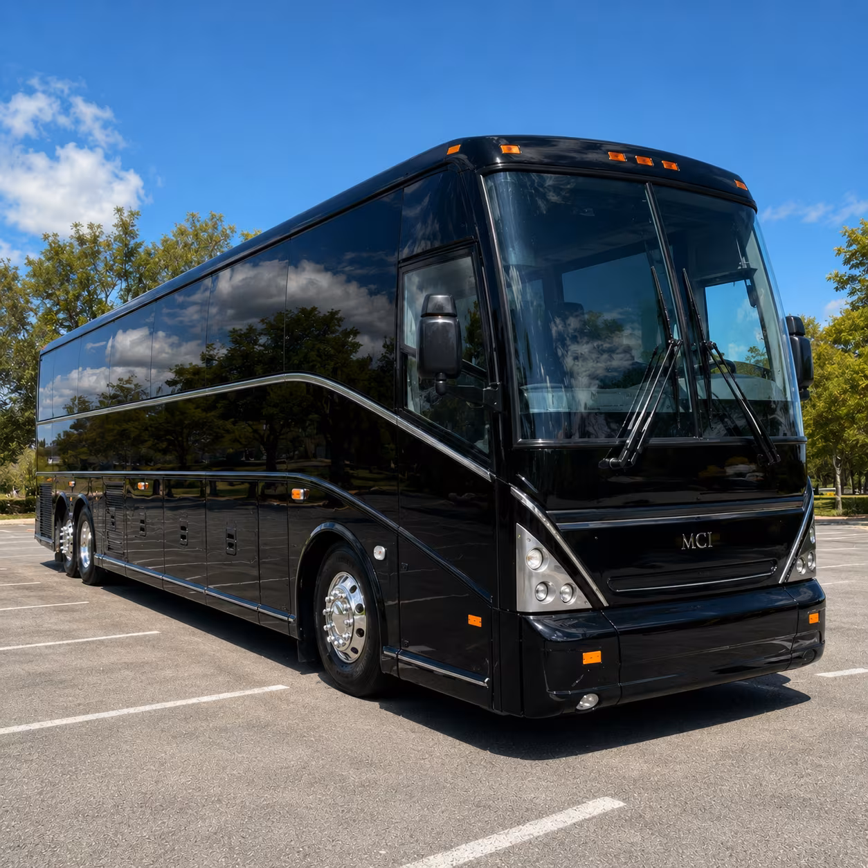 Montgomery Corporate Transportation party bus interior