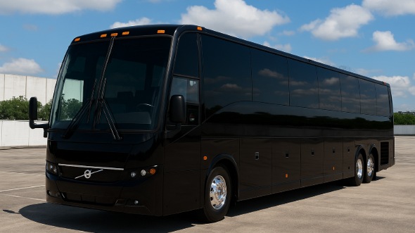 Exterior of Charter Bus Company Birmingham's 40 Passenger Party Bus in Birmingham