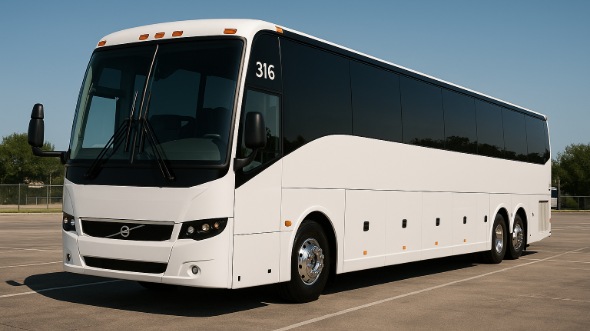 Exterior of Charter Bus Company Mobile's 40 Passenger Party Bus in Mobile
