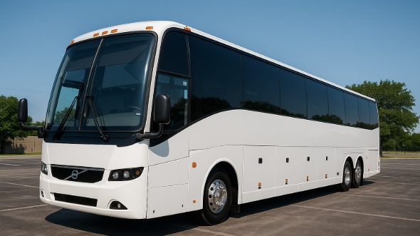 Exterior of Charter Bus Company Montgomery's 48 Passenger Charter Bus in Montgomery